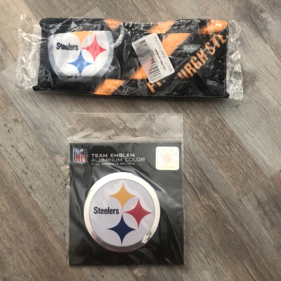 NFL Steelers Team Emblem and Face Mask